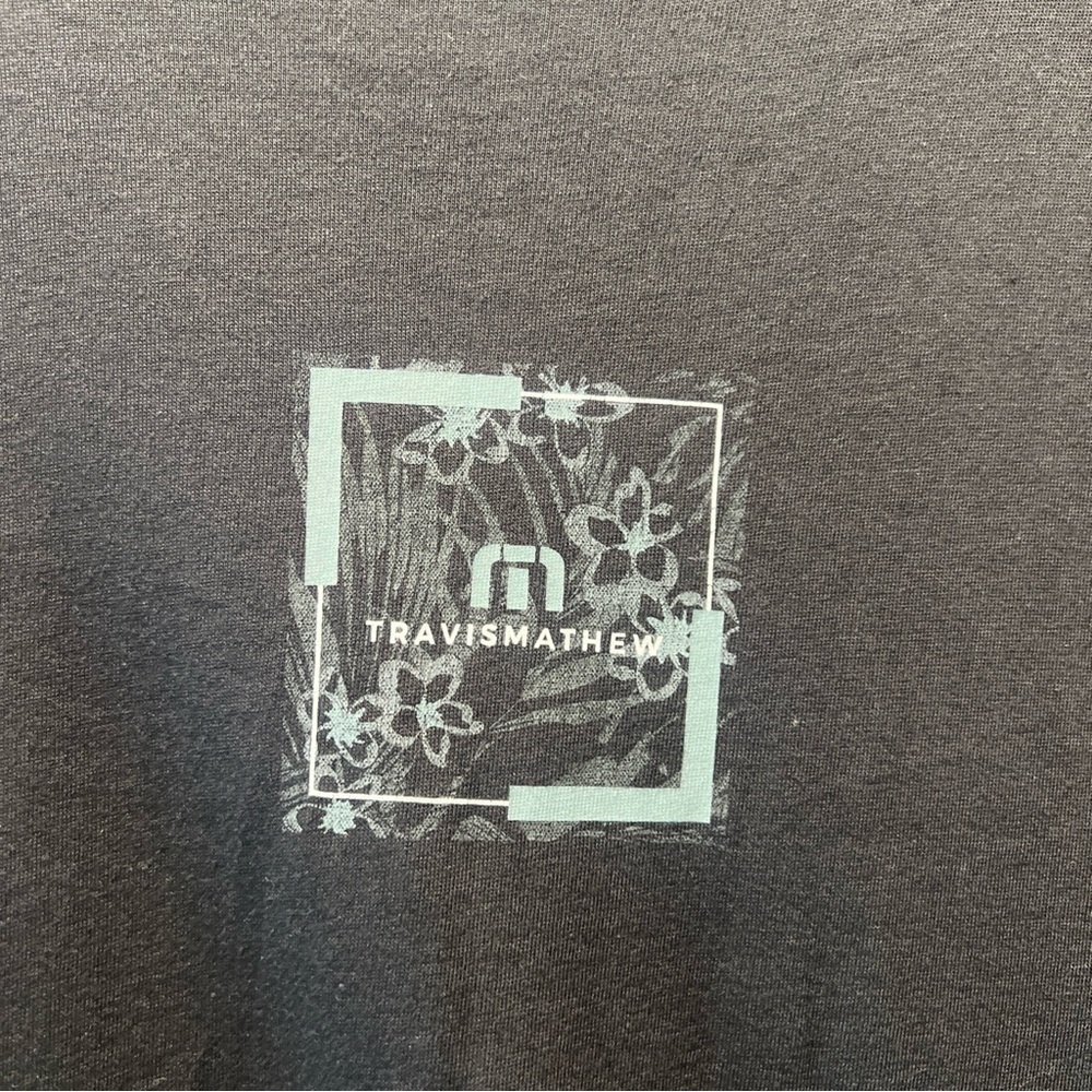 Men’s Travis Mathew T Shirt Short Sleeve Black XL - Picture 2 of 4